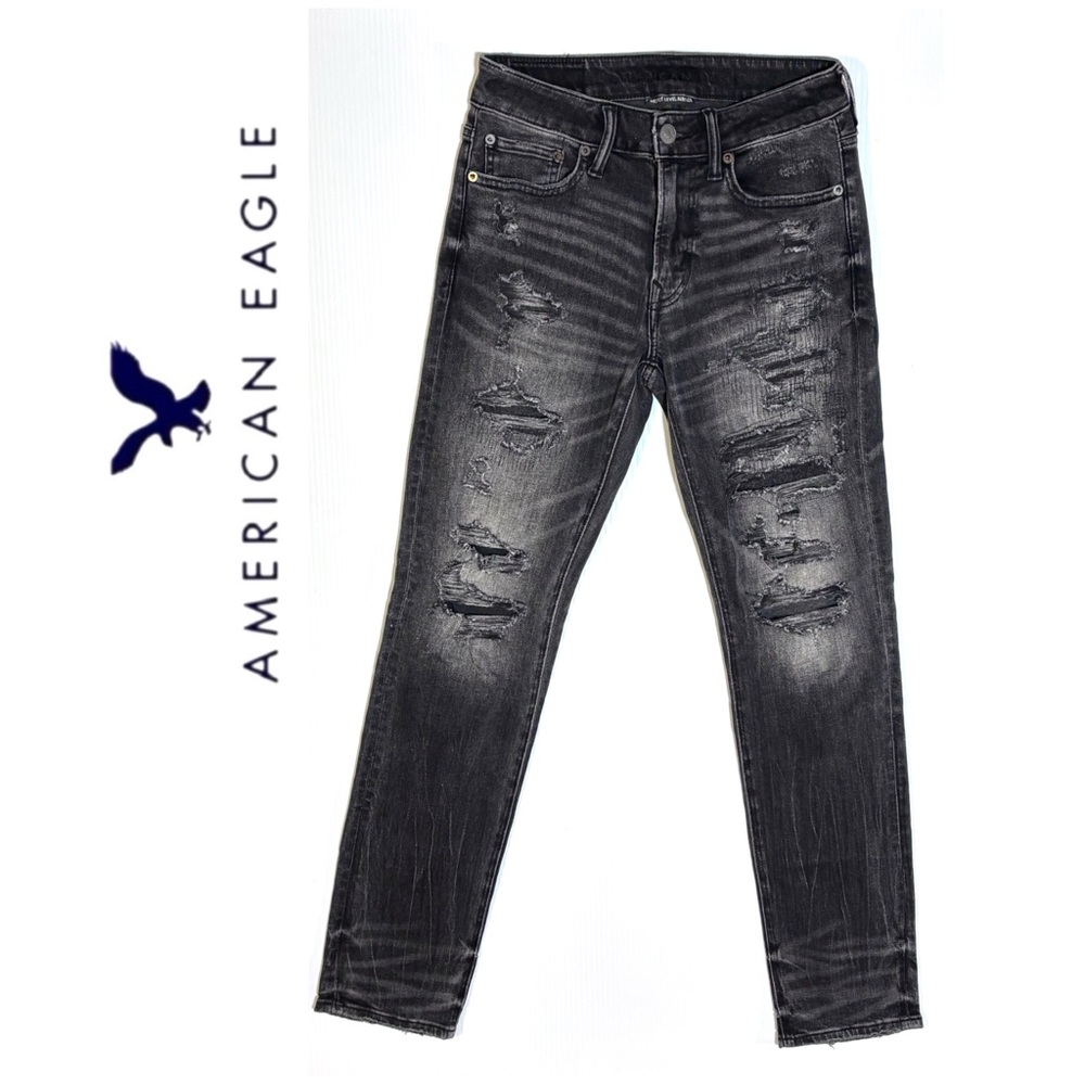 AE American Eagle Outfitters Mens Jeans Black 28 x 30
